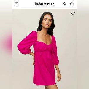 Reformation Farley Babydoll Dress - NWT, XS